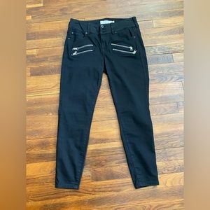 Size 10 short, mid-rise skinny black skinny jeans from Torrid